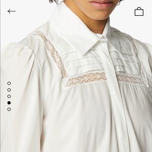 Weekend Max Mara Limone Puff-Shoulder Cotton Shirt